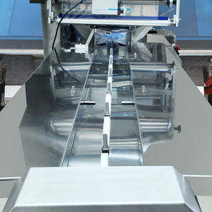 <span class=keywords><strong>Machine</strong></span> d'emballage <span class=keywords><strong>flow</strong></span>-<span class=keywords><strong>pack</strong></span> haute vitesse de type oreiller pour aliments surgelés, raviolis, <span class=keywords><strong>biscuits</strong></span>, bonbons, chocolat, crème glacée - Product Image 4