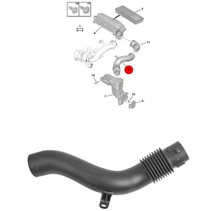 Convient pour <span class=keywords><strong>Peugeot</strong></span> Nouvelle <span class=keywords><strong>308</strong></span>, 408, 308S, 3008, 4008, 5008, raccord d'air et tuyau de raccordement du filtre à air 9801631280 - Product Image 4