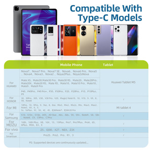 Loại C Cổng 6A Sạc Nhanh 66W Điện Thoại Di Động Cáp Dữ Liệu USB Tương Thích Với Huawei Samsung Xiaomi Oneplus - Product Image 6