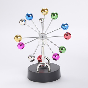 Kleurrijke magnetische ornamentbal reuzenrad perpetuum mobile Valentijnsdag zwevend hemels lichaam model olielamp huis - Product Image 3