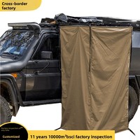Tente de douche pliable pour voiture, toilettes mobiles, cabine de change extérieure, montage sur véhicule, quatre saisons, imperméable, en tissu Oxford