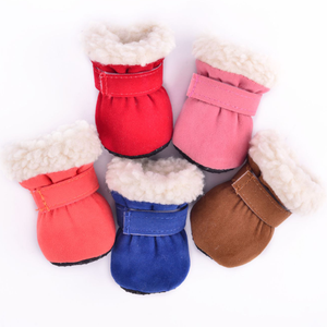 Grossista di alta qualità inverno caldo pet scarpe di cotone cane scarpe da neve anti-slip resistente all'usura scarpe per cani - Product Image 2