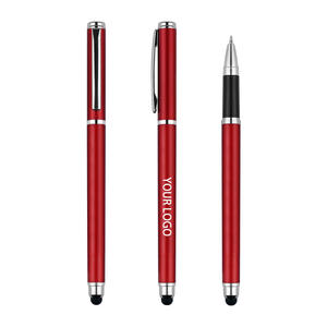 La migliore vendita di metallo portatile penna Rollerball Logo personalizzato stampato penna Gel Glitter inchiostro regalo per gli studenti di uso aziendale scrittura 0.5mm - Product Image 4