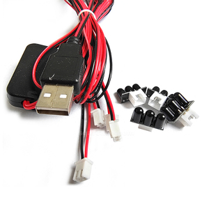 ปืนยิงแสงอาร์เคดแบบ USB 4หลอด LED เซ็นเซอร์ตรวจจับตำแหน่งอินฟราเรดลูกปัดโคมไฟสีดำเหมาะสำหรับ<span class=keywords><strong>คอม</strong></span>พิวเตอร์เกมแสงปืนรุ่นไร้สาย - Product Image 6