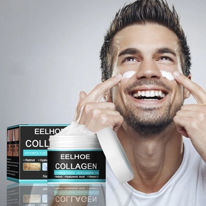 EELHOE 100% Acide hyaluronique naturel et organique au rétinol pour hommes, crème hydratante au collagène <span class=keywords><strong>anti</strong></span>-âge pour le visage des hommes. - Product Image 1