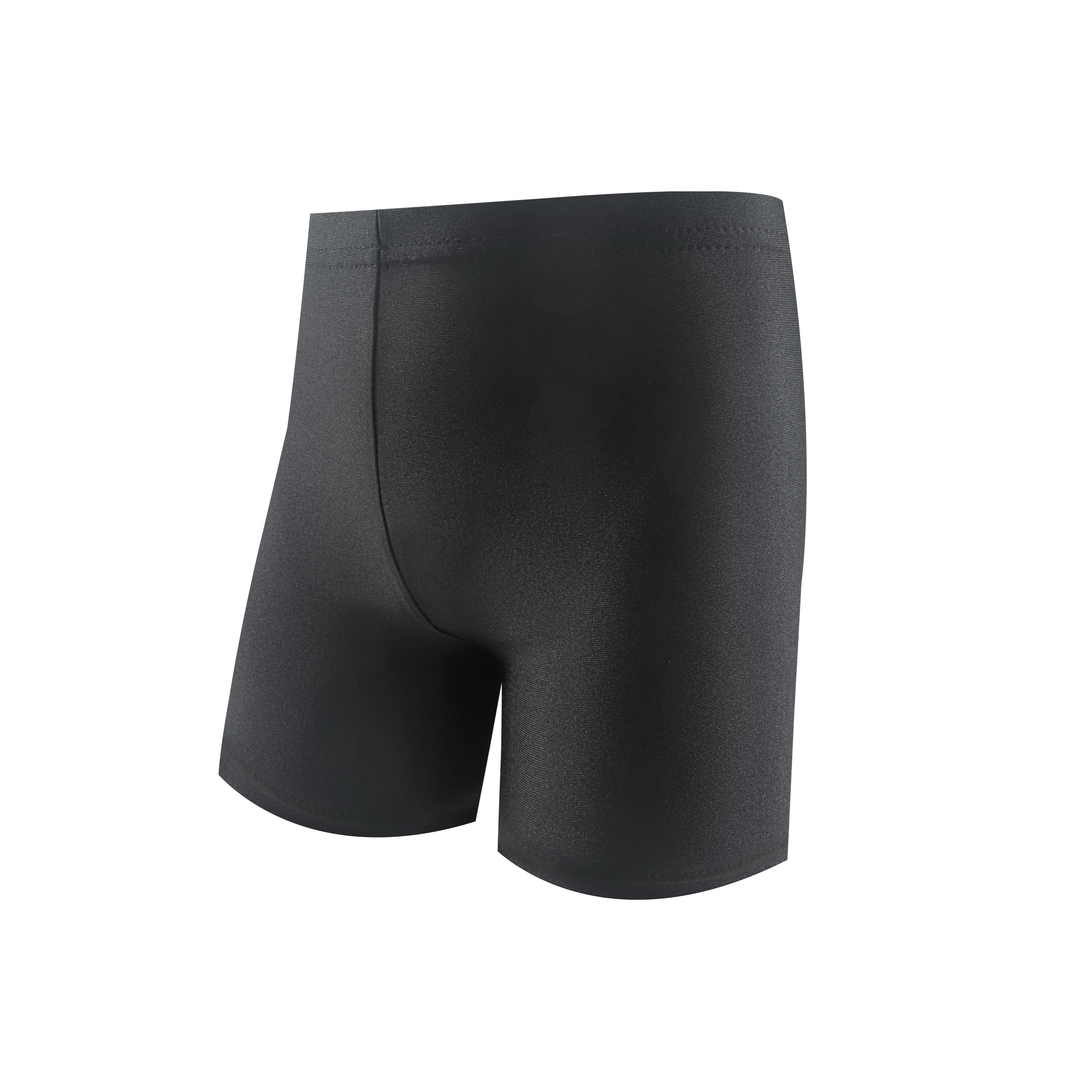 Noir Nylon Spandex hydrofuge Jammer hommes maillot de bain Sport Boxer pour la natation à séchage rapide natation solide soutien ARALBIC