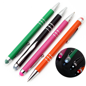 ปากกา 3 ฟังก์ชั่น ปากกาสไตลัสหน้าจอสัมผัส ปากกาลูกลื่น ปากกาไฟฉาย LED - Product Image 1