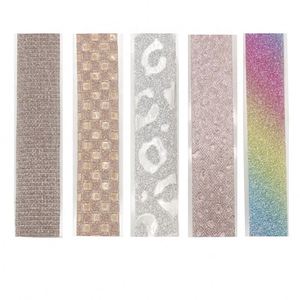 Fashionable Glitter Decorative Strip Customized Eco-Friendly PVC Coated Nylon <b>Webbing</b> Strap for Women's Shoe Upper - Product Image 1