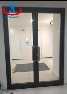 Portes en acier ZHTDOORS, double, 44 mm, vitrées, de sécurité incendie, homologuées, acier - Product Image 2