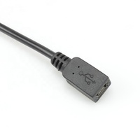 Cable de extensión mini USB macho a hembra personalizado con interruptor para control de potencia del ventilador de la lámpara