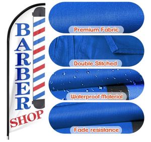 Ngoài trời quảng cáo chất lượng cao quảng cáo cắt tóc lông hình chữ nhật giọt nước bãi biển cờ bay biểu ngữ - Product Image 6