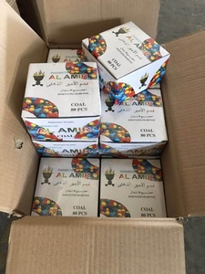 HQRM3380 HongQiang Gỗ Trái Cây Chất Lượng Tốt Không Khói Hookah Than Tròn - Product Image 4