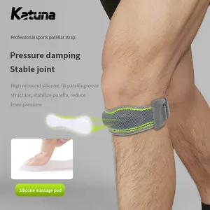 Warme Siliconen Elastische Lopende Basketbal Patella Band Kniebeschermer