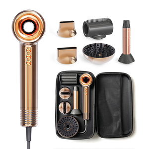 Secador de Pelo Eléctrico Iónico de Alta Velocidad 2026, de Alta Calidad y Competitivo, Dorado, Set 5 en 1, para Regalo, Hotel, Hogar, Salón, Uso Comercial - Product Image 1