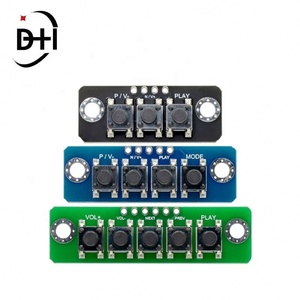 โมดูลปุ่มกดอิสระ 3/4/5 ปุ่ม โมดูลปุ่มกดภายนอก MCU บอร์ดปุ่มไมโครสวิตช์ สำหรับบอร์ดเพาเวอร์แอมป์บลูทูธ - Product Image 2