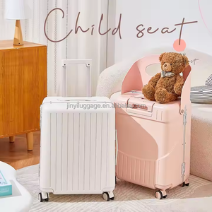 <span class=keywords><strong>Valise</strong></span> de voyage pour enfants, poussette, sac de transport pour bébé et maman, <span class=keywords><strong>valise</strong></span> 100% PC, siège porte-bébé, chariot à bagages avec cadre en aluminium étroit - Product Image 3