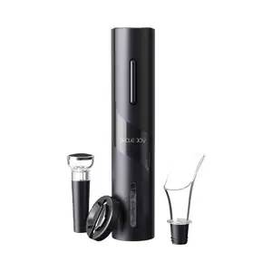 Xiaomi Circle Joy 5 Em 1 Preto Samurai Elétrica Garrafa Abridor De Vinho Set Red Wine Automatic Corkscrew