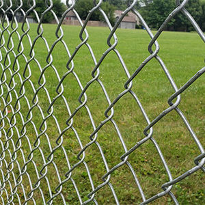 Clôture en treillis métallique losange <span class=keywords><strong>simple</strong></span> torsadé, hauteur 6 pieds, en fer et acier inoxydable, galvanisé à chaud, traitement de surface PVC - Product Image 3