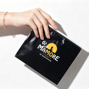 Custom Frosted CPE <b>Garment</b> Bags | Recyclable Zipper Packaging for pet clothing - Product Image 5