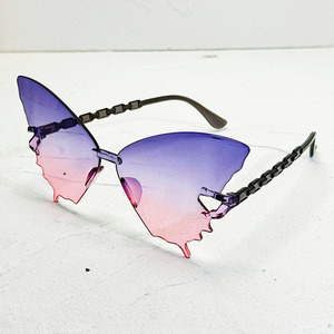 Oversized Butterfly Wing Sunglasses Women Slim Face Big <b>Frame</b> Shades for Beach Outdoor Summer Travel - Product Image 3