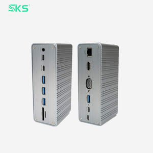 Base de Conexión <span class=keywords><strong>USB</strong></span>-<span class=keywords><strong>C</strong></span> 13 en 1, 4K 60Hz, VGA, <span class=keywords><strong>Ethernet</strong></span>, <span class=keywords><strong>USB</strong></span>-<span class=keywords><strong>A</strong></span>, <span class=keywords><strong>USB</strong></span>-<span class=keywords><strong>C</strong></span> PD, Lector de Tarjetas SD, Hub de Aluminio, Carga Rápida 3A para MacBook - Product Image 1