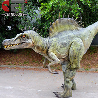 Alışveriş Merkezi Çekici Gerçekçi Dinozor Yürüyen Dinozor Animatronik Robotik Gerçek Boyutta Dinozor Kostümü Yetişkinler İçin