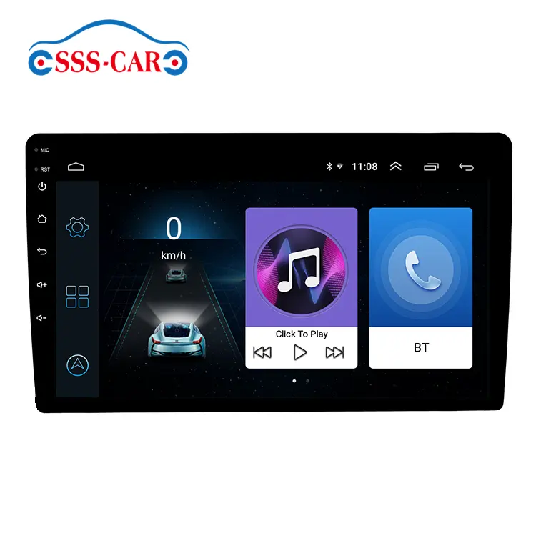 7 ''/9 ''/10.1 'Car Multimedia GPS WIFI Android Screen DVD Player 2喧騒車のラジオ