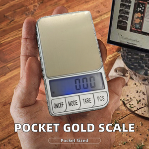 Balance numérique de poche portable pour médicaments, précise, en grammes, OEM ODM, 500g 0.01g, pour bijoux et diamants, en plastique, à piles - Product Image 2