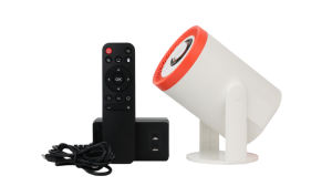 JUNUO 2026 Nouveau projecteur intelligent 4K Android 14 de poche intégré, durable, 200 ANSI Lumens, courte focale, 720P LCD, Wi-Fi double bande - Product Image 2