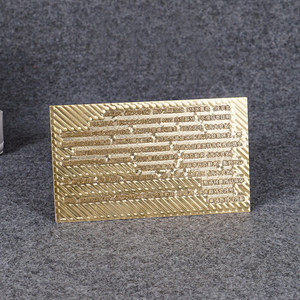 Stampi di Precisione Personalizzati per Stampaggio a Caldo - Piastre in Magnesio, Rame, Zinco e Alluminio per Goffratura su Pelle e Carta - Product Image 4