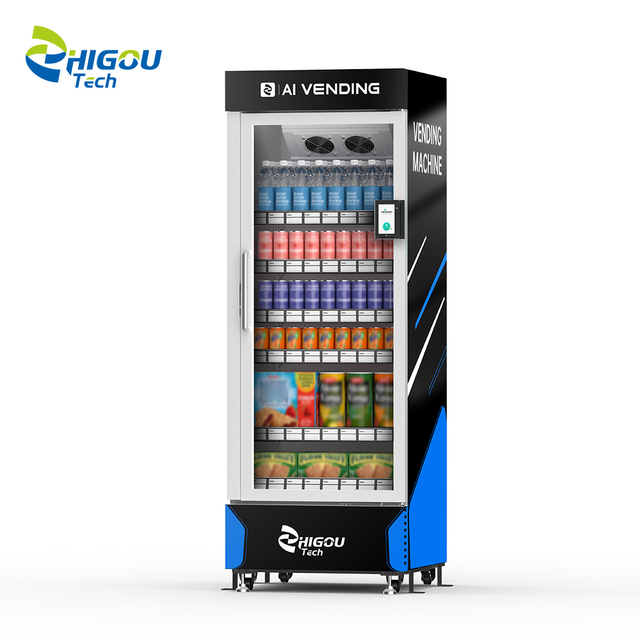 Smart Vending Machine for Food Beverages 520-Liter Capacity 24/7 Operation Remote Monitoring SDK Cloud-Based Management Snack