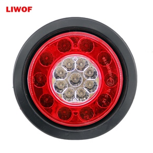 <span class=keywords><strong>Kit</strong></span> de <span class=keywords><strong>Luces</strong></span> Traseras LED Redondas de 4 Pulgadas a Prueba de Agua, <span class=keywords><strong>Luces</strong></span> Traseras de Freno y Direccional Selladas de 12V para Camión, RV, Barco, <span class=keywords><strong>Remolque</strong></span> Utilitario - Product Image 2