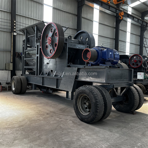 Maßgefertigter PE500x750 Mobiler Sechszylinder-Dieselmotor Backenbrecher Gesteinsbrecher Beton-Backenbrecher Direktverkauf ab Werk - Product Image 1
