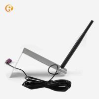 Antena de goma 5dBi LTE 4G, módem de enrutador 4G de 700-2700MHz, polarización Vertical, impedancia de 50 ohmios para conector macho hembra VSWR