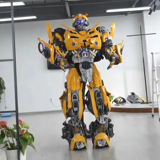 HI yetişkin robot ses dönüştürücü trafo Optimus Prime kostüm noel kostüm partisi cosplay