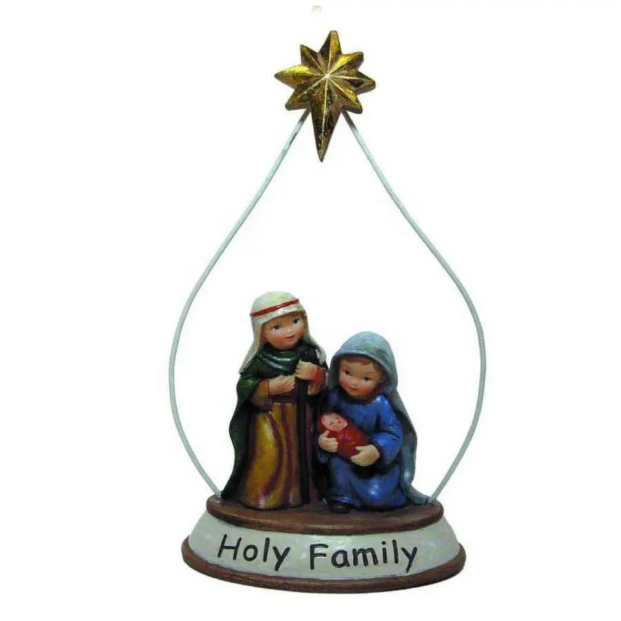 Hoge Kwaliteit Producten Polyresin Traditionele Religieuze Heilige Familie Craft Voor Decoratie