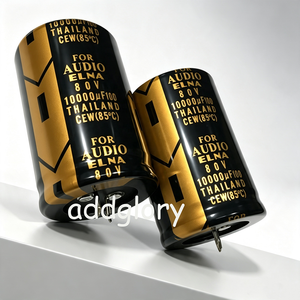 Condensatore Elettrolitico in Alluminio Snap-in EL/NA Giapponese per AUD/IO 80V 10000UF, Filtro di Alimentazione per Amplificatori Audio HiFi, Condensatore per Appassionati, HVAC - Product Image 3
