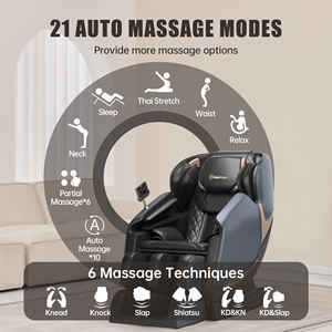 Commande en gros de fauteuil de massage en cuir PU de luxe avec airbag complet et charge USB - Product Image 4