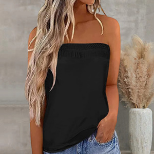 2024 printemps <span class=keywords><strong>et</strong></span> été nouvelle chemise de fond mode vacances haute élastique impression Wrap chemise de fond - Product Image 4