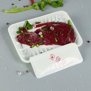 Almohadillas Superabsorbentes de Polímero para Bandejas, Absorbentes de Sangre, Grado Alimenticio, Ecológicas para Empaque de Carne, 6000 unidades/caja, 140*70MM, 60ml/unidad - Product Image 3
