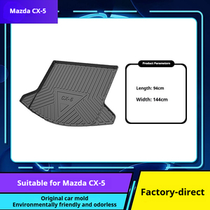 MRBULLS, cubierta de alfombrilla de maletero de coche impermeable antideslizante con patrón de fibra de carbono TPE personalizado para modelos <span class=keywords><strong>Mazda</strong></span> de ajuste directo, para modelos de los modelos <span class=keywords><strong>Mazda</strong></span> de los modelos de ajuste directo, los modelos de <span class=keywords><strong>Mazda</strong></span> de los modelos de - Product Image 3