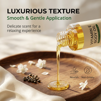 Huile de papaye à la vitamine E multi-effets hydratante et antioxydante, de couleur jaune pâle à dorée, pour un soin quotidien doux du corps et de la peau