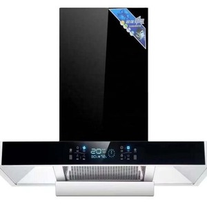Hotte aspirante intelligente à double extraction supérieure et latérale, grande puissance d'aspiration, nettoyage automatique, détection de fuite de gaz, commande vocale, vente en gros - Product Image 2