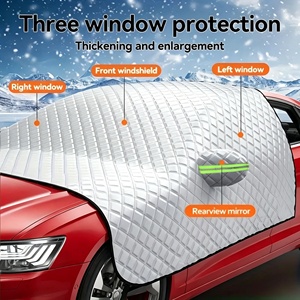 Housse de protection <span class=keywords><strong>pare</strong></span>-soleil et <span class=keywords><strong>anti</strong></span>-neige pour <span class=keywords><strong>pare</strong></span>-<span class=keywords><strong>brise</strong></span> de voiture, résistante à la poussière, à la pluie, à la glace et au gel, conception durable pour une protection par tous les temps - Product Image 1