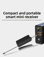 Microphone-cravate sans fil UHF modèle LR-E66 Little Bee pour système de sonorisation d'enseignant, un émetteur, deux récepteurs, cardioïde