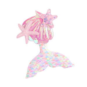 Étoile de mer coquille Sequin sirène princesse pince à cheveux conte de fées filles épingle à cheveux accessoires pour enfants enfants adolescent - Product Image 6