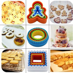 Moule à biscuits tendance, emporte-pièce pour fêtes, mariages, anniversaires, enfants, logo personnalisé, PP, 5 pièces, écologique, motif floral, mini-tarte - Product Image 4