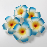 Accessoires pour cheveux DIY, pince à cheveux, corsage, fleur, accessoires pour cheveux, mousse artificielle, plumeria hawaïenne, frangipanier en mousse pour filles