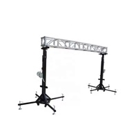 Torre de elevación de truss con manivela para altavoces line array, luces de escenario con pantalla LED y cabrestante de 6.5 m, capacidad de carga de 250 kg, resistente, precio mayorista