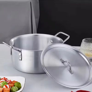 Cross-border Kitchen Cooking <b>Pot</b> Set Thickened Aluminum 5-Piece 14-26CM <b>Soup</b> <b>Pot</b> with 7 Accessories Set - Product Image 4